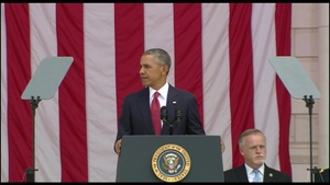 Obama, Carter, Dunford Attend Memorial Day Ceremony at Arlington