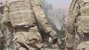 Task Force Strike Conducts Fires from Kara Soar Base