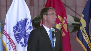 Carter Holds Troop Talk and Briefs Media In Arizona