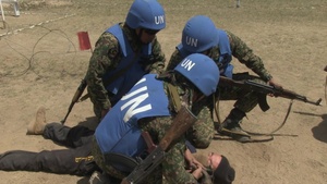 Khaan Quest 2016: Service Members From The Malaysian Army Execute The Riot Control Training Lane_Package