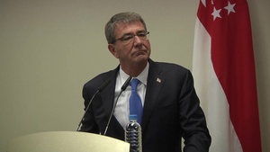 Secretary Ash Carter News Conference in Singapore