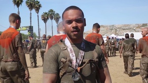 Camp Pendleton Marines conduct Commanding General's Cup Mud Run 2016 Interviews