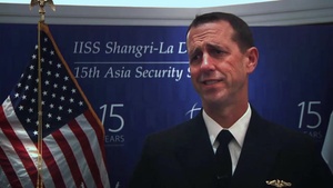 Chief of Naval Operations Admiral John Richardson Interview at Shangri-La Dialogue