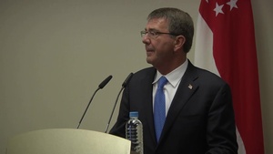 Secretary of Defense Ash Carter at Shangri-La Dialogue 2016