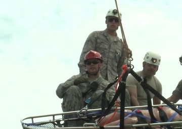 Connecticut Airmen Conduct Confined Space Rescue Training