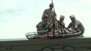Connecticut Airmen Conduct Confined Space Rescue Training (Without Titles)