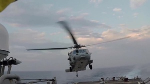 USS Barry (DDG 52) Flight Op