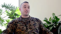 Marine sergeant discusses TBI injuries, recovery