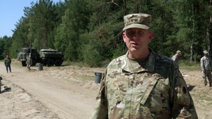 Major General Hayes Discusses Partnership Program with Poland (B-Roll)
