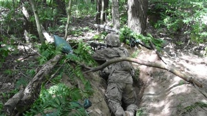 A Sky Soldier Platoon Sergeant talks his mission durning Anakonda 16