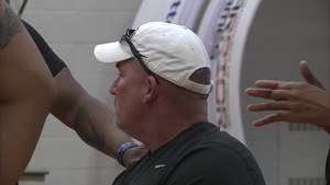 Stephanie Morris Seated Volleyball Training B-Roll – 2016 Warrior Games