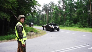 Anakonda 2016 Convoy movement from Nowa Deba