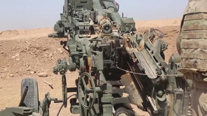 Task Force Strike Soldiers Conduct Fire Missions