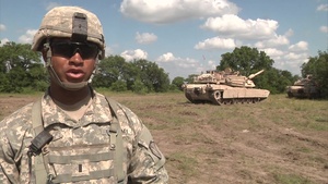 The 2d Battalion, 198th Armored Regiment executes a combined arms attack.