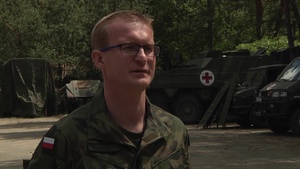U.S. and Polish Forces Conduct Mass Casualty Exercise (B-Roll 1 of 3)