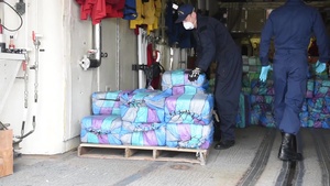 Coast Guard Cutter Waesche offloads 21 tons of cocaine