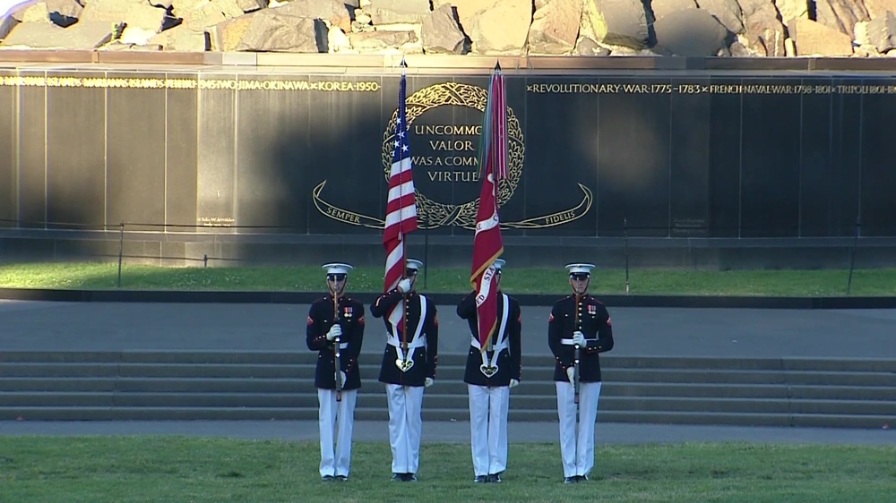 DVIDS Video Marine Corps Sunset Parade