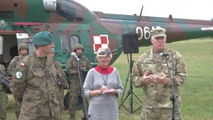U.S. and Polish Joint Press Conference during Exercise Anakonda 2016