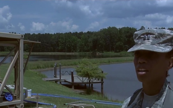 1387th Quartermaster Company conducts water purification exercise (VSOT).