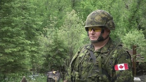 Danish Soldiers Build Bridge in S.D.