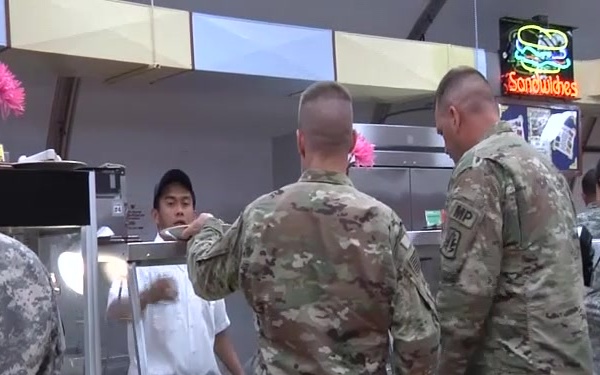 The Sergeant Major of the Army visits Guantanamo Bay