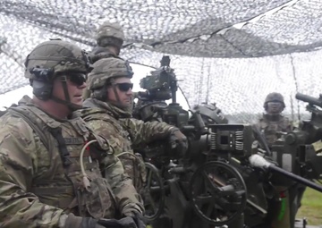 Artillery Fires at Saber Strike 16 in Estonia