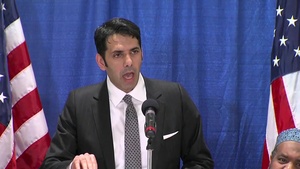 Secretary Kerry delivers remarks at an interfaith Iftar