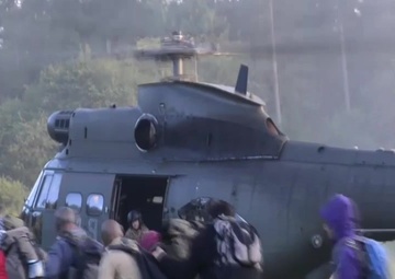 Global Response Force Completes Rapid Evacuation Training