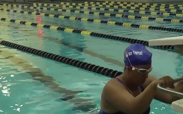 Rehabilitative Swimming with Air Force Tech. Sgt. Tanya Perez