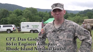 RI National Guard Soldiers Assist West Virginia National Guard during flood clean-up efforts