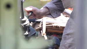 Marines fire support for Marines training