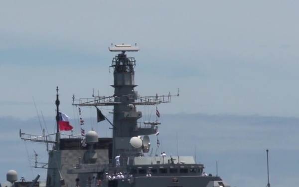 CNS Almirante Cochrane Arrives At JBPHH For RIMPAC 2016