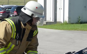 U.S. Army Civilian Firefighters Ansbach Vehicle Extrication Training