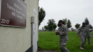 AFNORTH Bn First CBRN training with M50 Mask B-ROLL