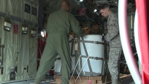 Connecticut Logistics Readiness Airmen Support Air Drop Training Missions