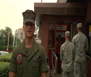 Lance Corporal Dumans gives Sports Center Shout Out