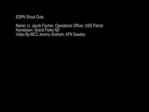 ESPN Sportscenter 4th of July Greetings- Jacob Fischer- USS Patriot