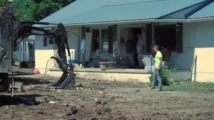 WVARNG Soldiers Help with Flood Clean-Up Efforts in Greenbrier County