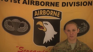 ESPN Sportscenter July 4th Shout-out, 1st Lt. Kelsey Brooker Task Force Strike