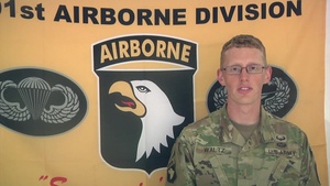 ESPN Sportscenter July 4th Shout-out, 2LT Craig Waltz Task Force Strike
