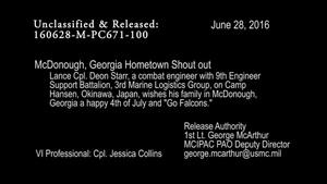 McDonough, Georgia Hometown Shout out