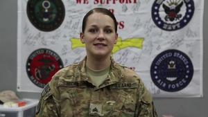 Sgt. Rachel Hicks - 4th of July shout-out for Cincinnati Reds