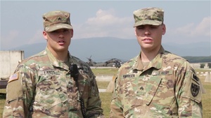 Sgt. Fariss and Sgt. Andresen, 4th of July Greeting