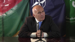 Press Conference with NATO's Ambassador in Kabul, Afghanistan