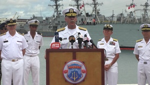 Adm. Scott Swift RIMPAC 2016 Opening Press Conference Remarks