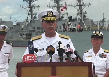 Adm. Scott Swift RIMPAC 2016 Opening Press Conference Remarks