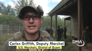 Marine Raiders partner with Guam law enforcement agents (social media version)