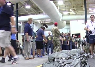MLB Fort Bragg 2016 - Braves at Parachute Packing Facility b-roll