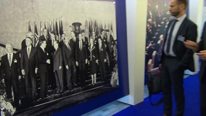 NATO Secretary General Arrives at NATO Summit in Warsaw