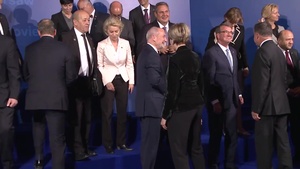 Carter Attends NATO Official Dinner